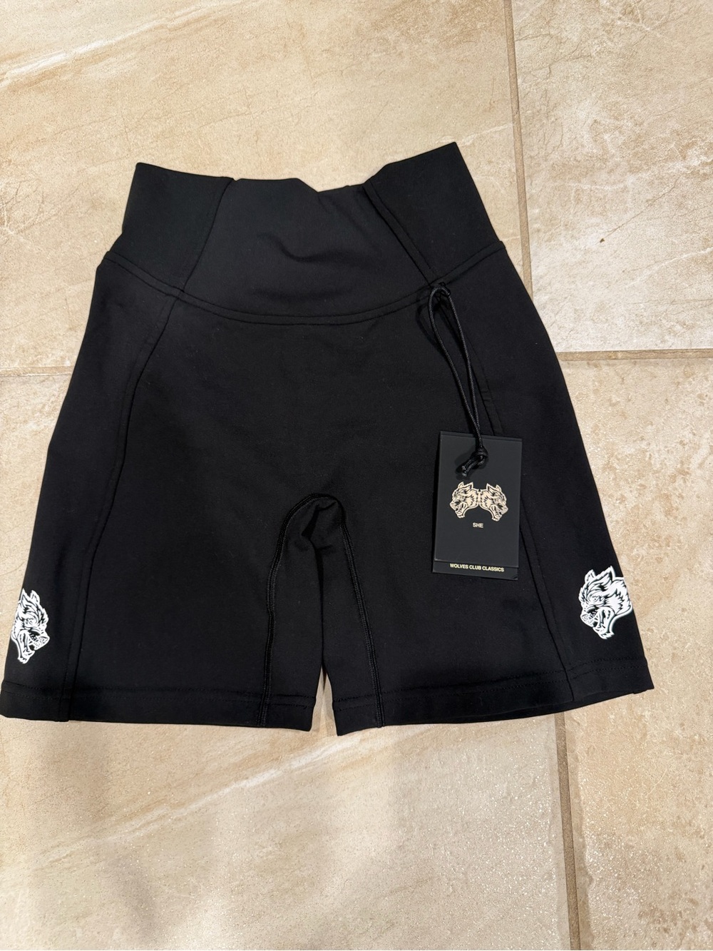 Darc Sport Loyalty Georgia Energy Black High-Waist Bike Shorts